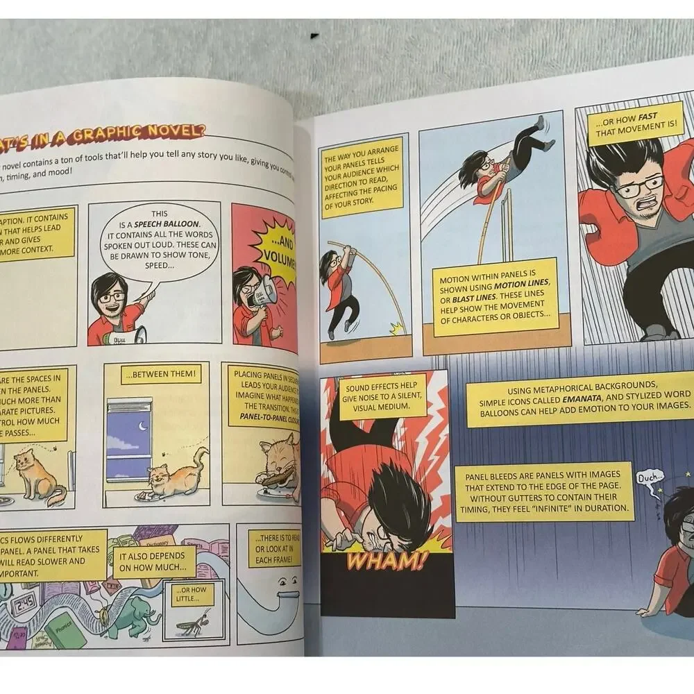 Kids graphic novel drawing guide